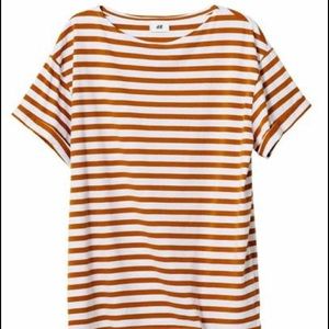 H&M David Beckham Striped T-Shirt